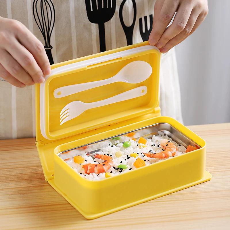 700 мл японский контейнер для продуктов контейнер для еды Портативный Bento коробка с отсеками герметичные BPA бесплатно