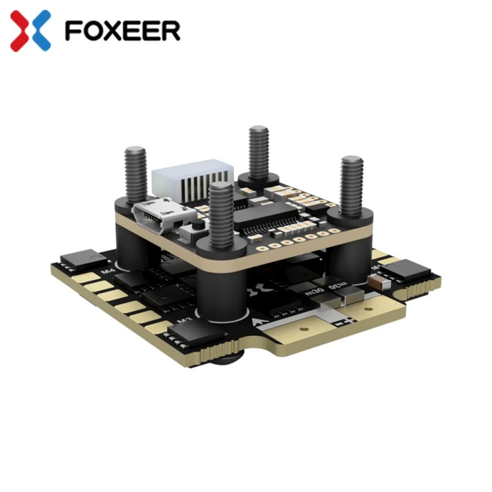 Foxeer Reaper Mini ESC 60A BLHELI32 4 в 1 бесщеточный 20x20 мм 3-8S DSHOT1200 для контроллера полета стек FPV