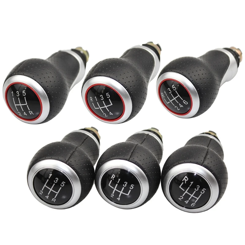 

12mm 5/6 Speed Gear Shift Knob Lever Stick For A4 B6 B7 B8 A6 S4 8K Ibiza 6J Mk1