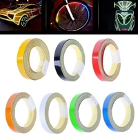 auto car tape light reflective sticker 5m light sensitive straight strip reflector visual warning figments safe bike motorcycle