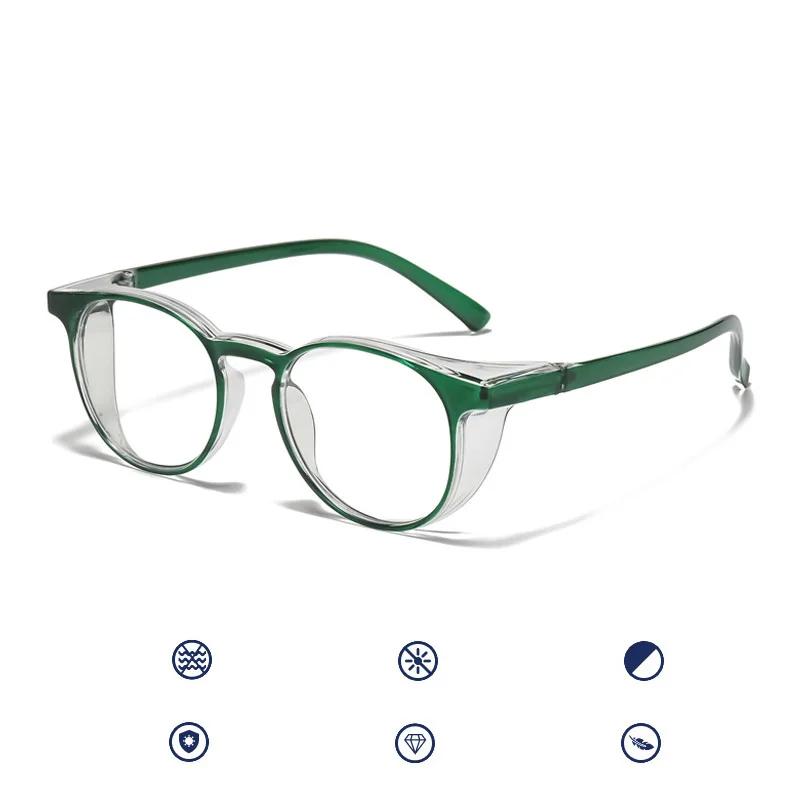 

New Round Blue Light Blocking Glasses PC Lens Safety Goggles Anti-Pollen allergy Anti Dust Anti Fog Windproof Eyewear