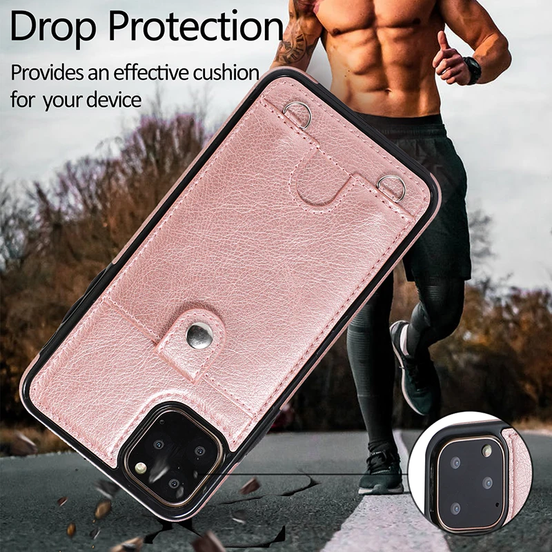 Винтажный чехол-накладка из искусственной кожи для iPhone 11 Pro Max XR X Xs Max, кошелек, чехол для телефона для iPhone 6, 6 S, 7, 8 Plus, чехол с ремешком