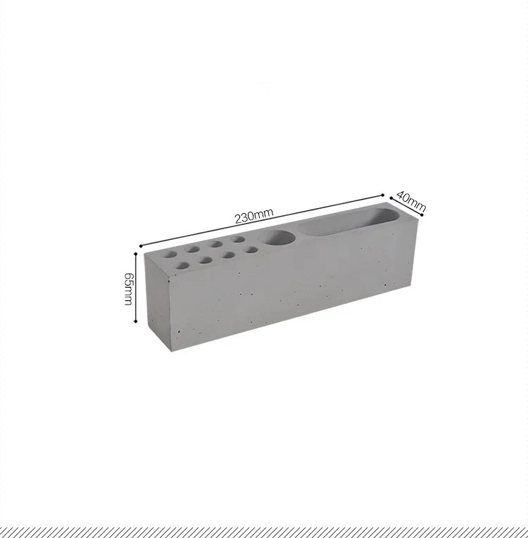 Силиконовый держатель для ручек с несколькими отверстиями форма цемента офиса