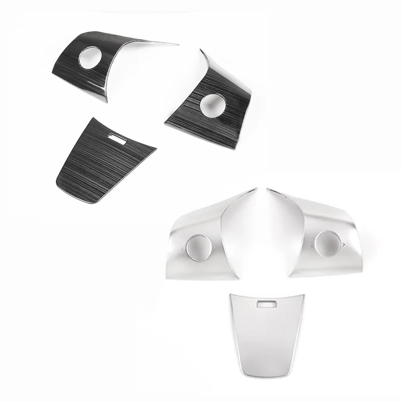 

Модифицированная внутренняя отделка для рулевого колеса Tesla Model 3, аксессуары для рулевого колеса с блестками