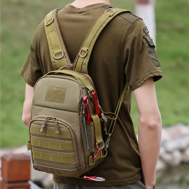 Мужская тактическая Наплечная Сумка военный армейский рюкзак с модулем Молле