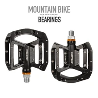 bike pedal cnc aluminum body cr mo machined 916 screw thread spindle 3 ultra sealed bearings platform