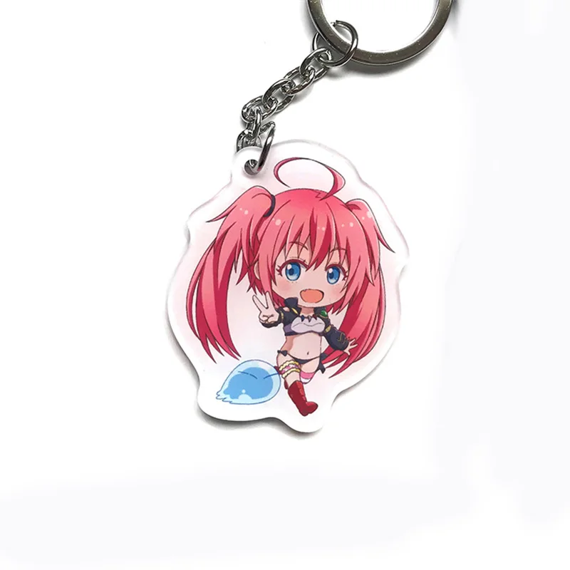 1 шт. акриловый аниме что раз я перевоплотился в виде кулона с принтом слизи