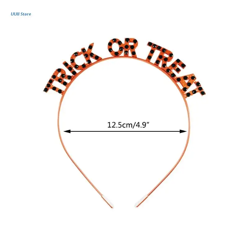 

Crystal Letter Headbands Rhinestone Headwear Halloween Birthday Hair Props