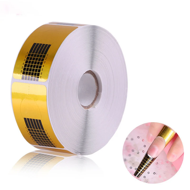 500 шт. форма для французского маникюра акриловый УФ гель наращивания гелевая