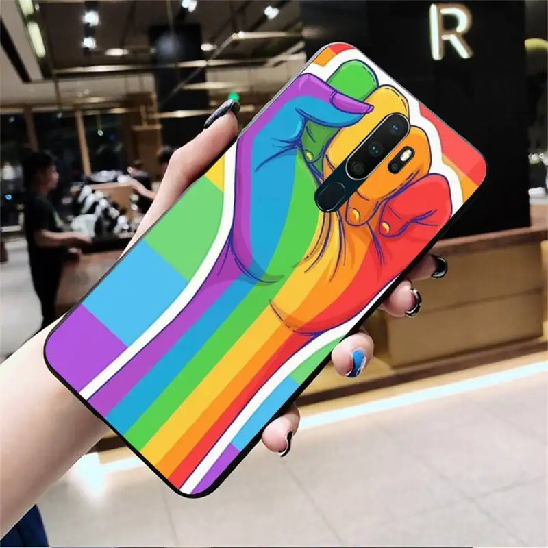 Gay Lesbian LGBT Rainbow Pride Custom Photo Soft Phone Case For Oppo A5 A9 2020 Reno2 z Renoace 3pro Realme5Pro | Мобильные телефоны