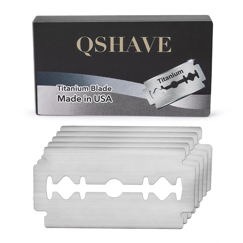 Blade Straight Razor Titanium Blade Classic Safety Razor Blade Made In Usa, 10 Blades