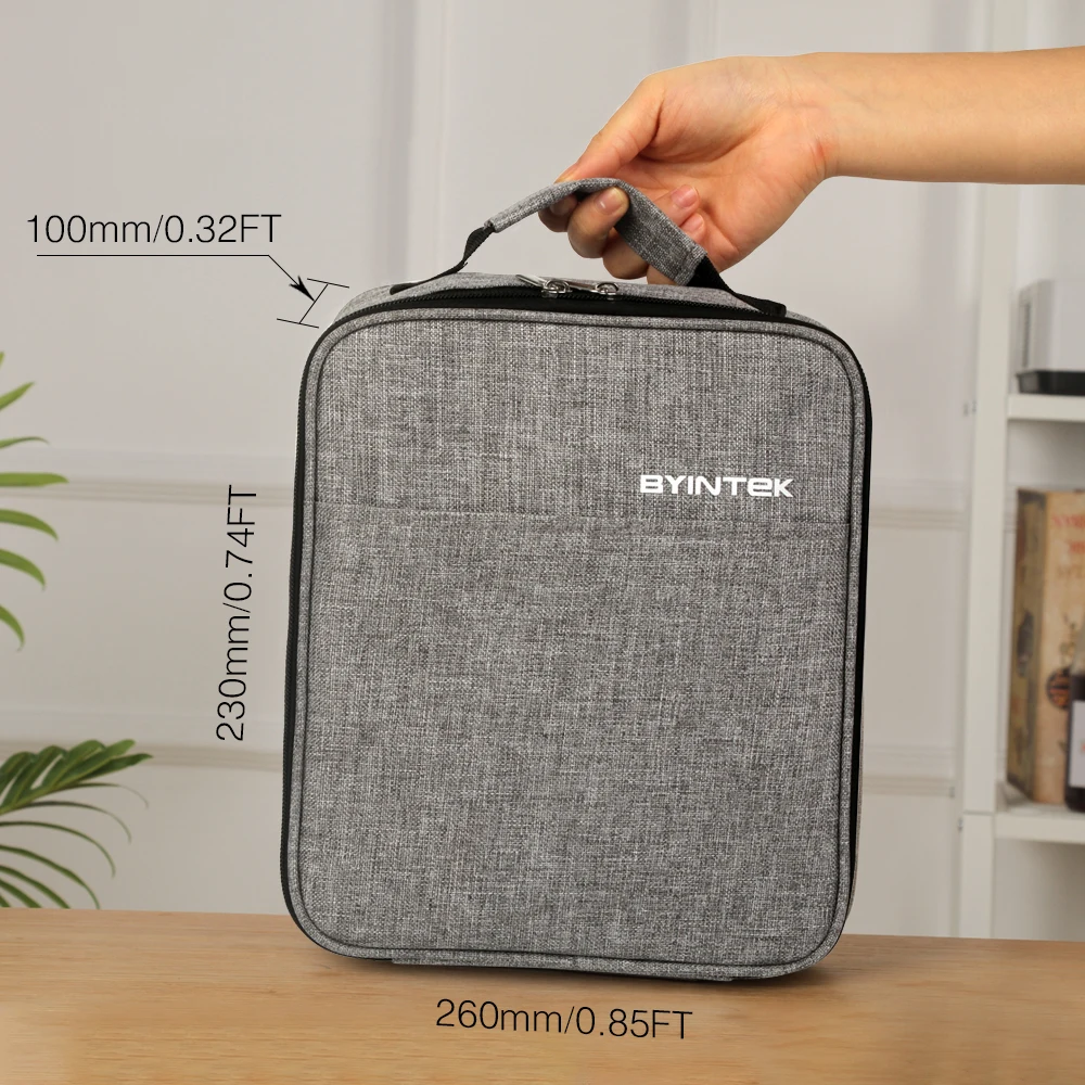 Чехол BYINTEK Projector Luxury дорожная сумка для SKY K1 K2 K7 K9 UFO R19 R15 U20 Pro XGIMI Z6 Z6X Halo MoGo JMGO P2