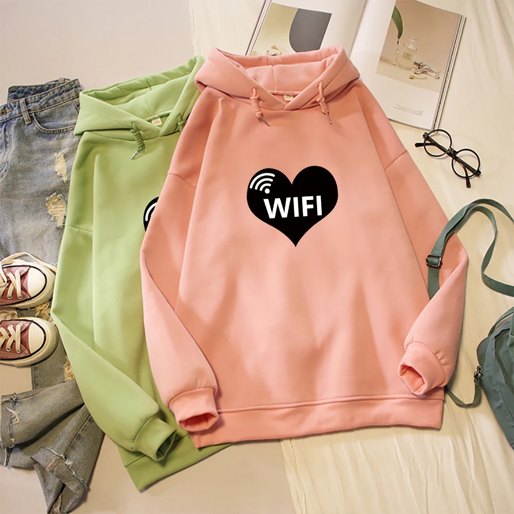 Oversize Loose Hoodie Women Letters Printed Sweatshirt Autumn Winter Fleece Hoodies 2020 Couple Clothes Las Mujeres Sweetshirts