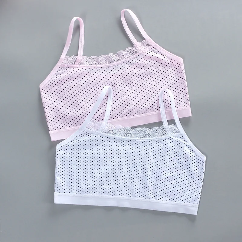 Детский бюстгальтер жилет на бретельках для периода развития маленький девочек