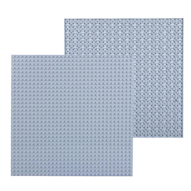 A2 Lt Grey Двухсторонняя 32*32 точки напольная опорная плита для маленького кирпича DIY строительное основание для блоков для башни Классические блоки фигурка игрушка - Цвет: A2 Lt Grey
