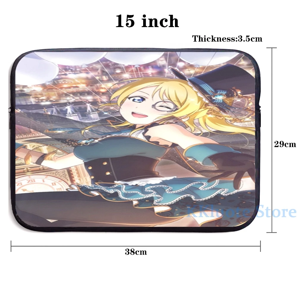 Забавная графическая печать work Ver. Рюкзак для ноутбука 2 Eli Ayase с USB-зарядкой