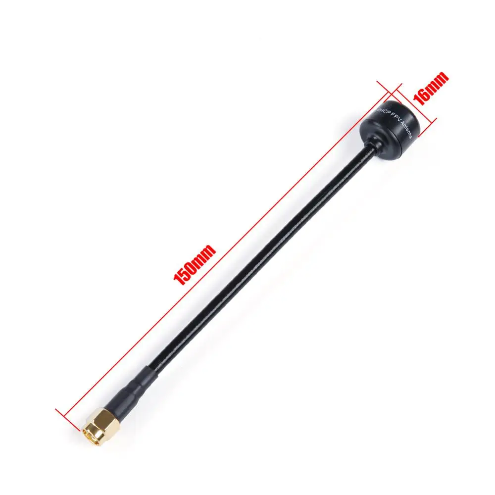 iFlight 150mm 5.8GHz 2.0Dbi SMA RP-SMA RHCP black FPV Antenna for drone part | Игрушки и хобби