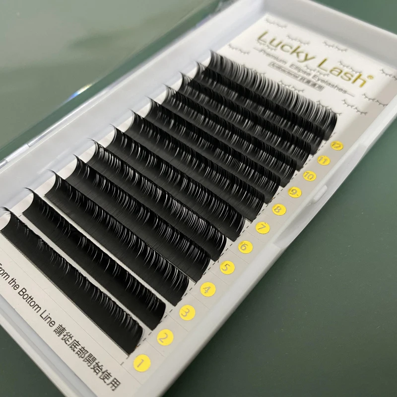 Плоские ресницы ellipse Мягкие Накладные для наращивания индивидуальные