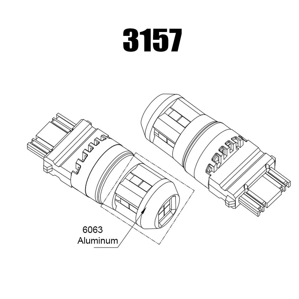 Светодиодные лампы 3157 супер яркие белые 3156 3056 3057 4157 3457 светодиодный стоп-сигнал