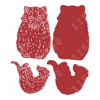 two red robins lottie winnie new arrive metal cutting dies scrapbook diary decoration embossed paper card album craft template
