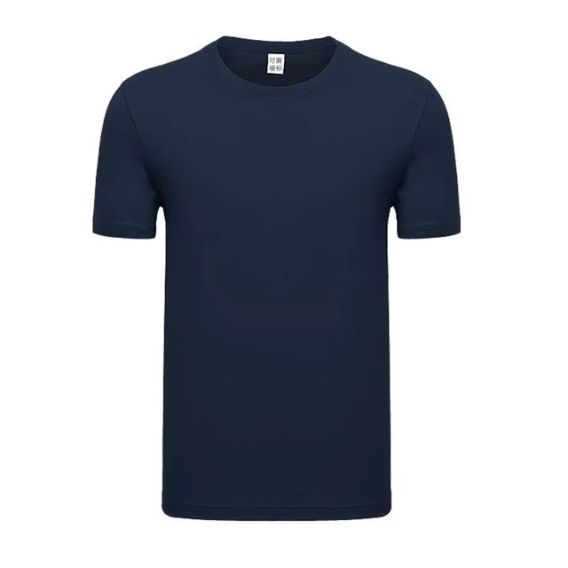 

2021 Short Sleeve Men's T-shirt Pure Cotton Half Sleeve Top Advertising Shirt Green T-shirt