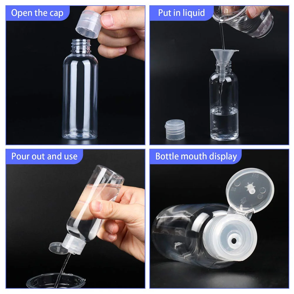 20 шт. многоразовая бутылка-раскладушка для ухода за кожей 0 мл 30 50 60 | Красота и