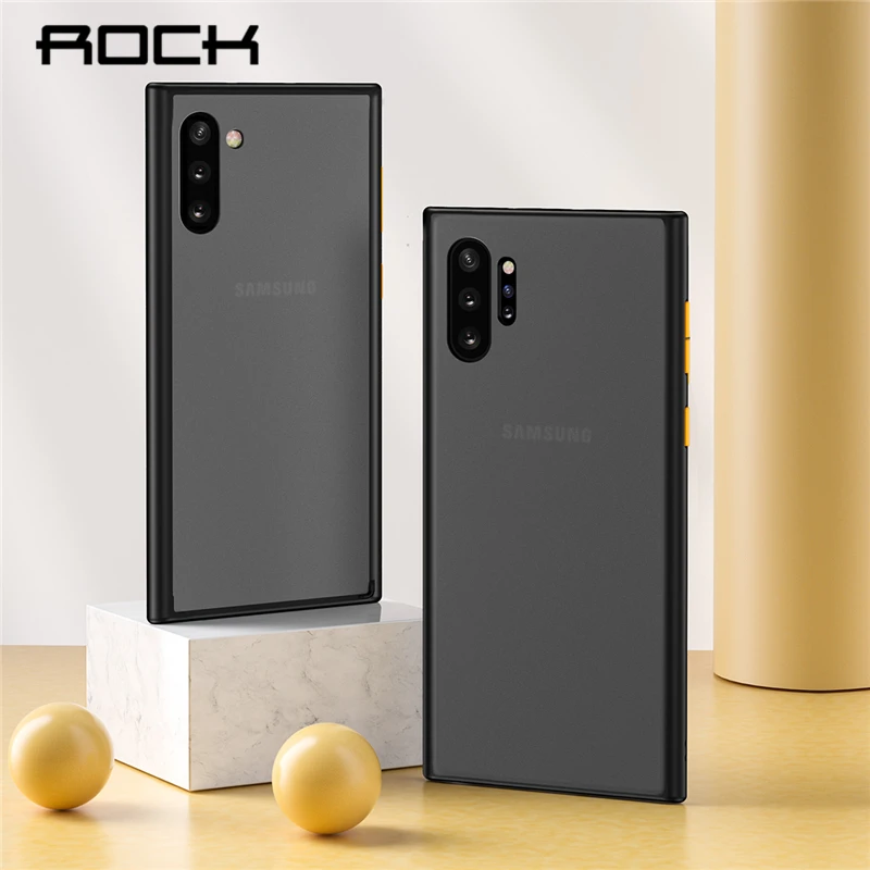 ROCK чехол для телефона samsung Galaxy Note 10 Plus Coque мягкий силиконовый ударопрочный бампер задняя крышка Note10 10+ X Роскошные Fundas