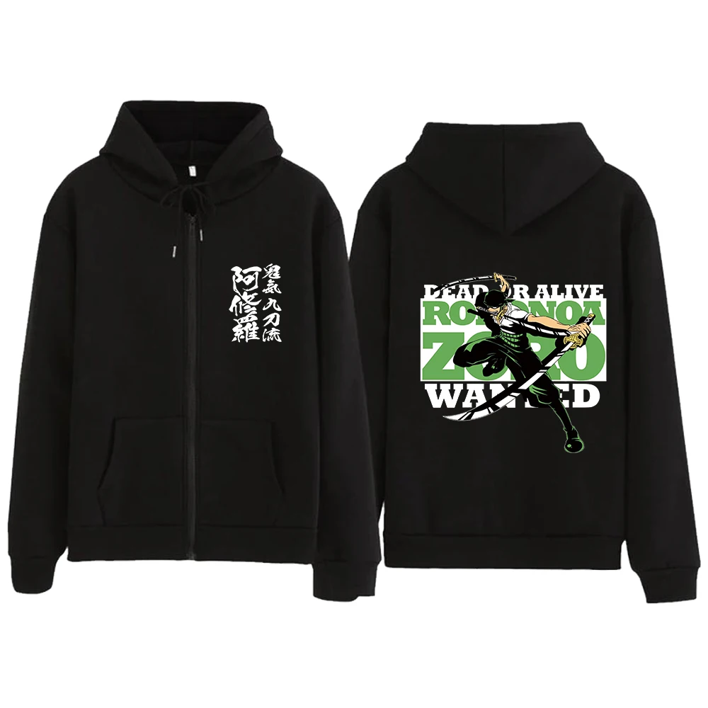 

Japanese Anime Hoodies+pants Harajuku 2 Piece Black Set Men Women Fashion Suit Casual Sweatshirt Zip Up
