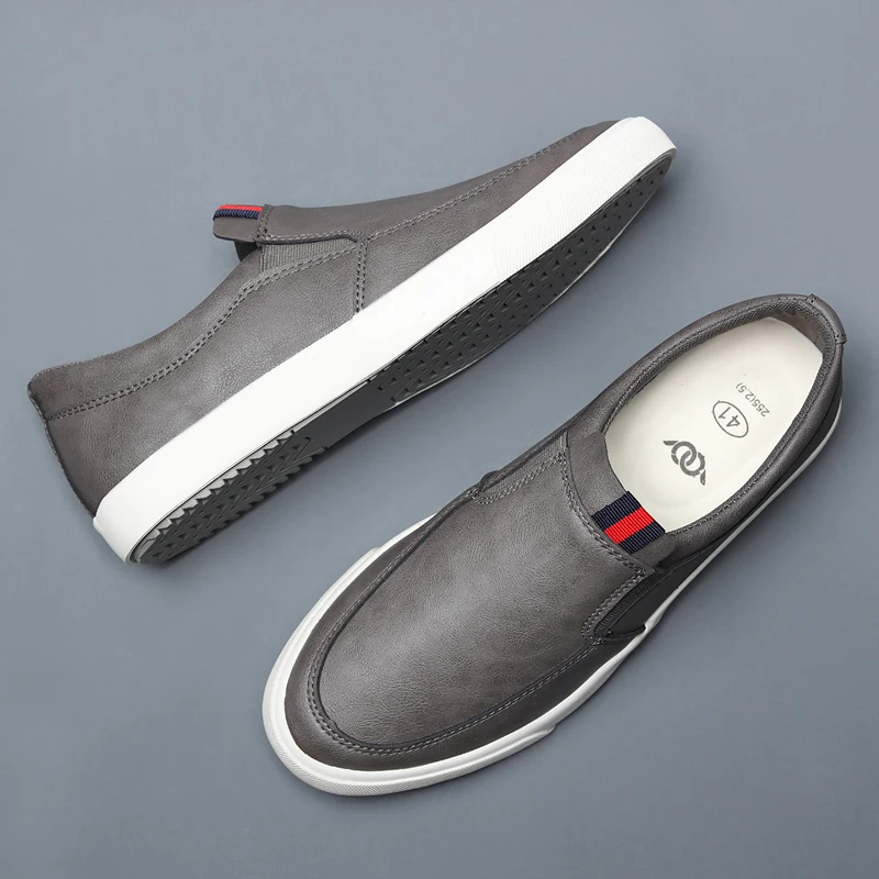 Новинка Мужская повседневная кожаная обувь Сезон весна-осень Дизайнерские