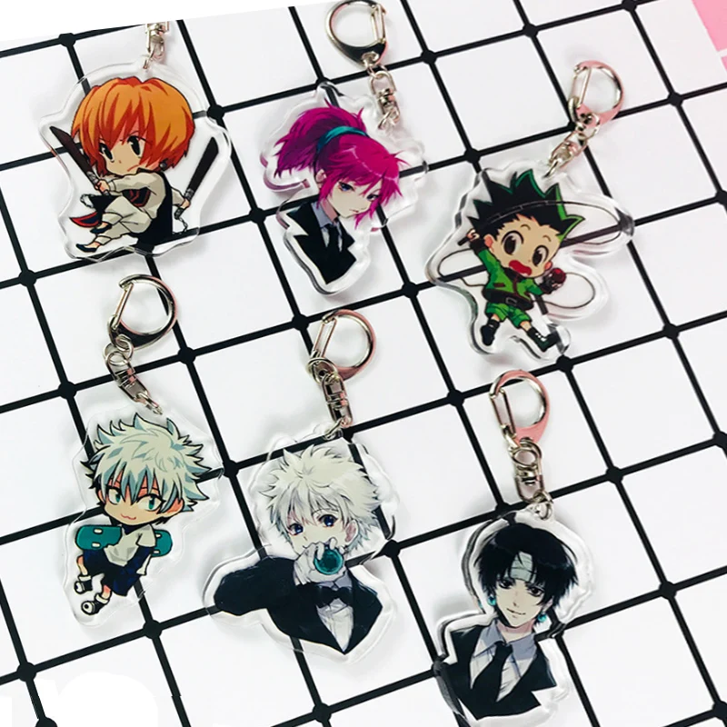 12 стилей Охотник х брелок Hisoka Killua Gon брелки косплей реквизит ювелирные цепочки