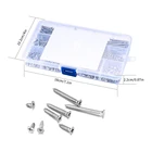 400 шт. M3 саморез с плоской головкой, фоторезьбовой набор, деревянные резьбовые наборы, самодельные насадки с потайной головкой