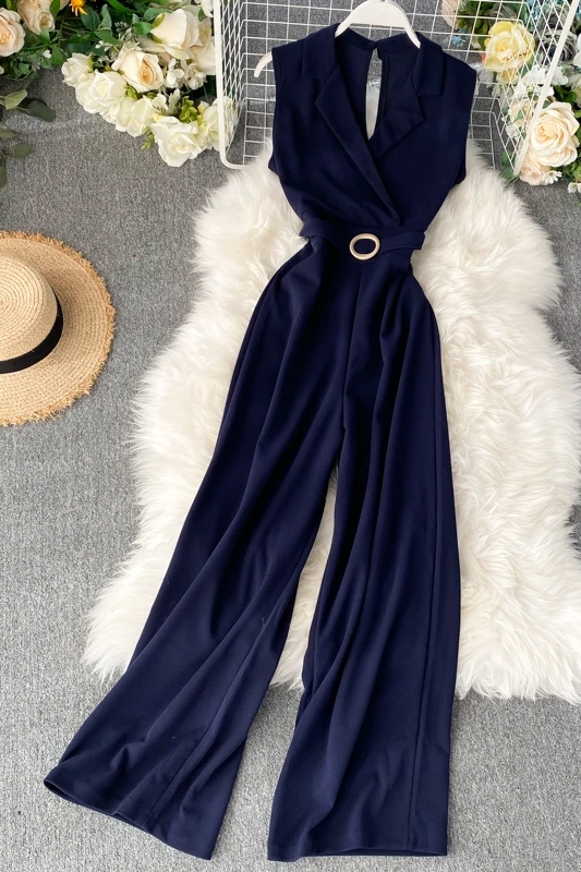 2019 Новая модная женская одежда костюм с воротником комбинезоны женские | Женская