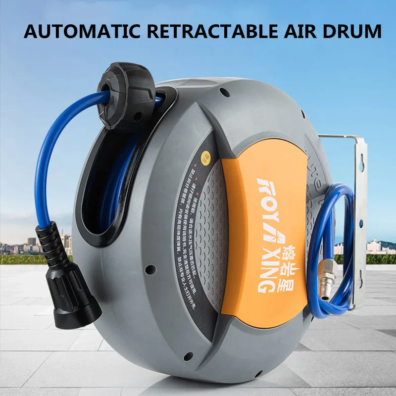 Automatic Reel Hose Suspension Auto Repair Pneumatic Tools 12*8mm Tracheal Air Drum Automatic Recovery Reel