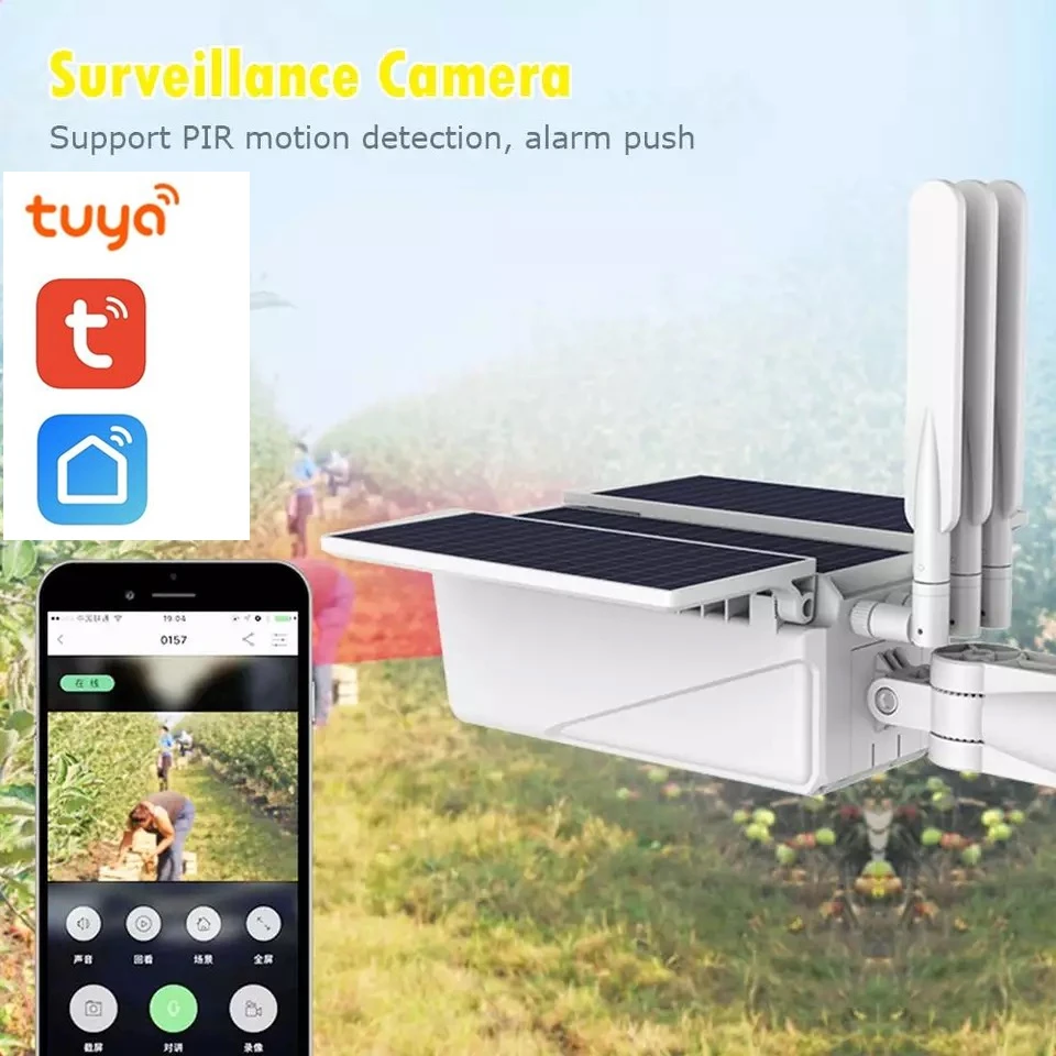Смарт-Камера Tuya на солнечной батарее HD 1080P IP66 | Автомобили и мотоциклы