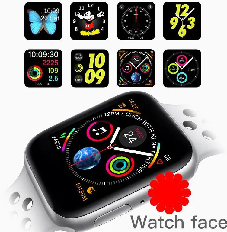 IWO 8 PLUS Смарт-часы 44 мм Bluetooth Smartwatch Series 4 SIRI для samsung Xiaomi huawei ios Apple iphone 5 6 7 8 X XS MAX XR
