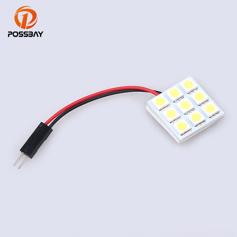 Posbay T10 BA9S Festoon Dome автомобильный светильник светодиодный панельный автомобильная