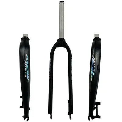 glossy black blue Жесткая вилка PASAK для велосипеда 2" 27,5" 2" из алюминиевого сплава, для горного велосипеда, для шоссейного велосипеда, вилочный погрузчик, жесткая модель P32, дисковый тормоз, универсальный - Цвет: glossy black blue
