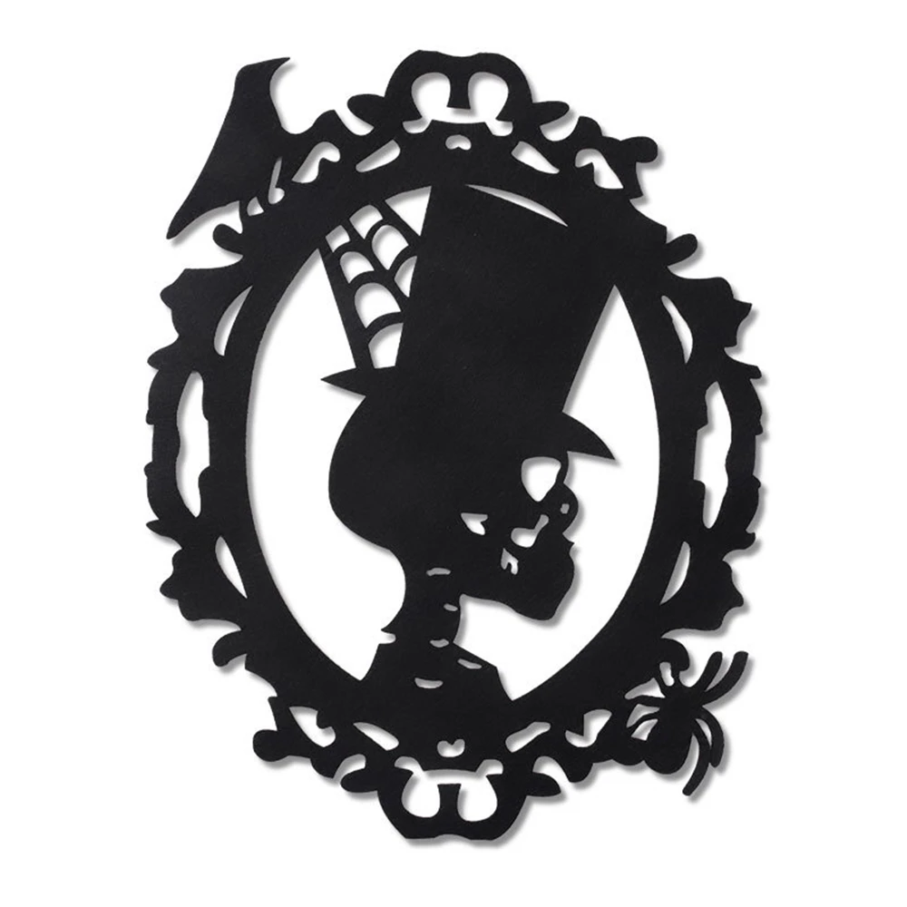 Ведьма диск вирус Хеллоуина войлока паук висит Добро пожаловать вечерние