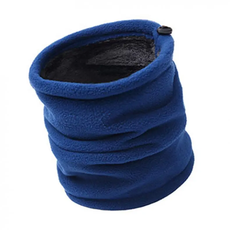 Уличный многофункциональный шарф теплые двухслойные флисовые зимние