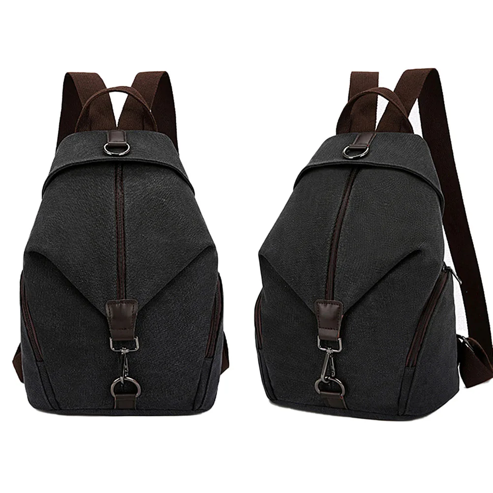 Холщовый Рюкзак для подростков модный винтажный холщовый ранец мальчиков и