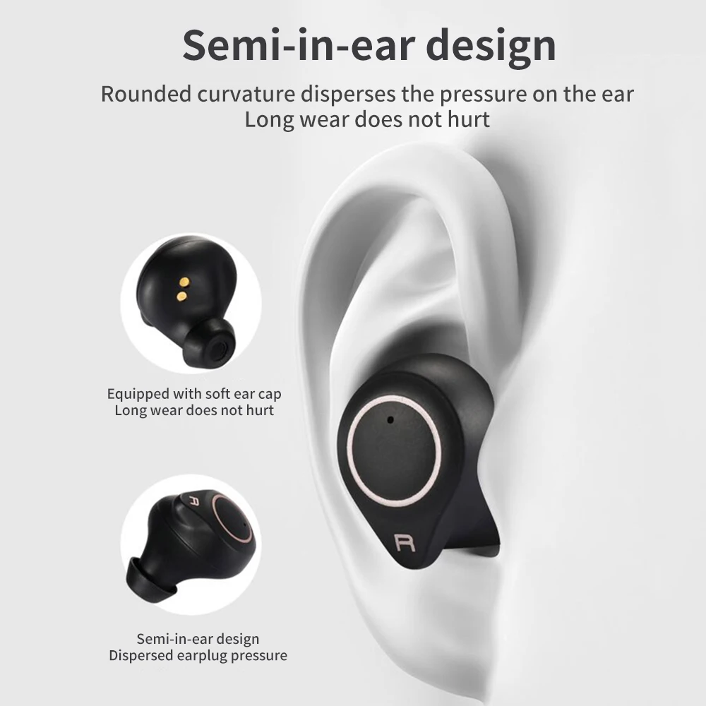 W1 беспроводные наушники HiFi Bluetooth 5,0 наушники, Спортивная гарнитура QCC3020 Поддержка APTX HD для funcl AI с микрофоном гарнитура