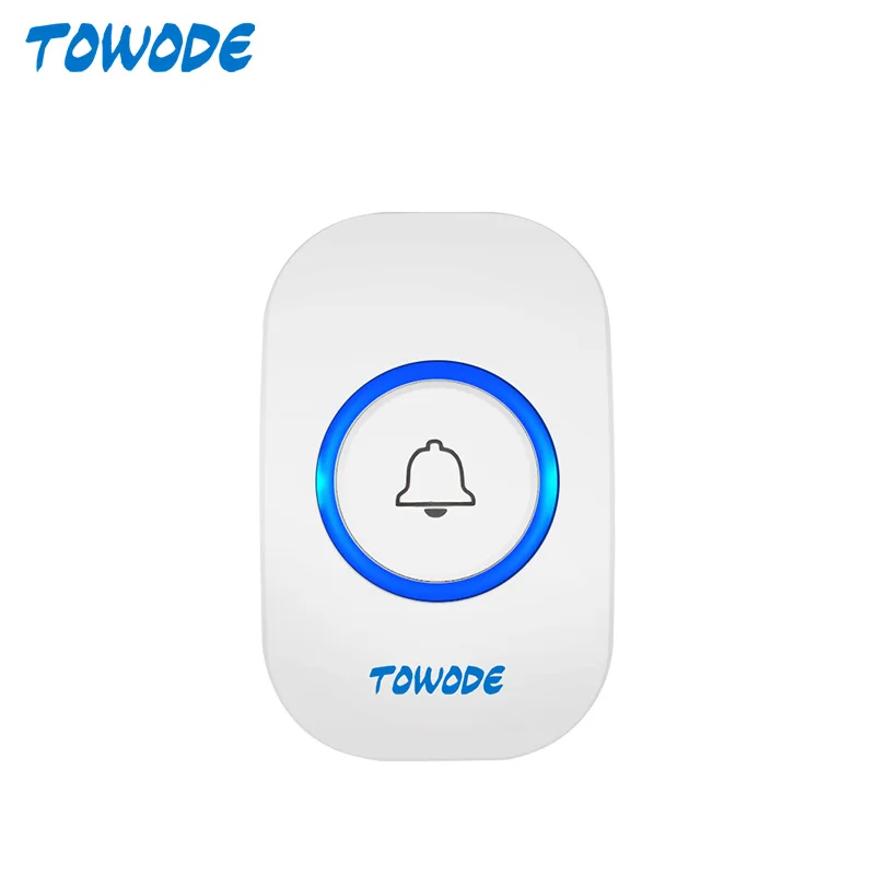 Беспроводной дверной звонок TOWODE 433 МГц работает с домашней системой безопасности