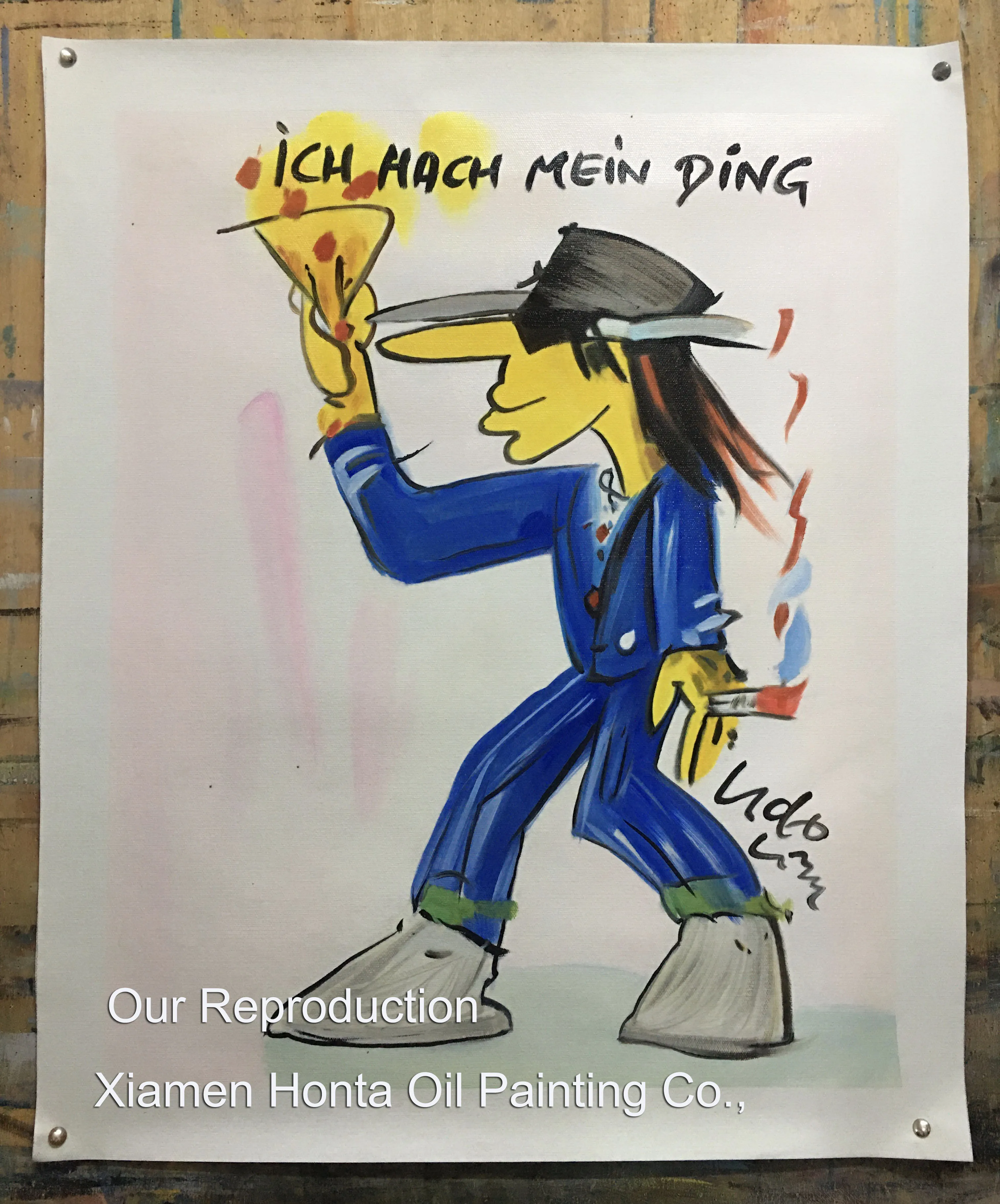 Заказ на заказ воспроизведение масляной живописи ручная работа холсте Udo Lindenberg I |
