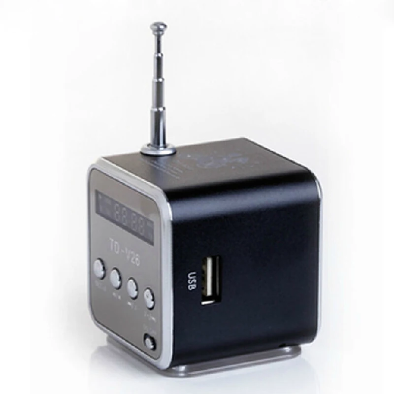 Сабвуфер Mini Speaker s Led музыкальный mp3-плеер динамик FM портативное радио USB стерео