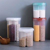 kitchen organizer cereal dispenser large divider plastic jars with lids candy jar home coffee canister food storage containers