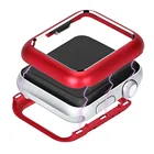 Магнитный чехол для Apple Watch 44 мм40 мм 42 мм38 мм, защитный бампер из нержавеющей стали для iWatch series 5 4 3 6 SE, аксессуары