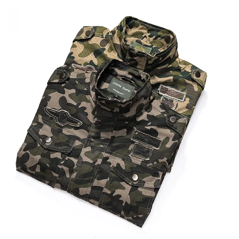 Мужская одежда рабочая мужская куртка из чистого хлопка Свободное пальто