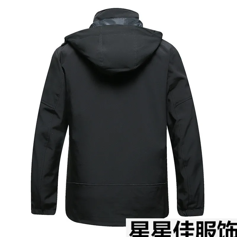 Куртка мужская зимняя 3 в 1 на флисе водонепроницаемая ветрозащитная 10XL 8XL 6XL |