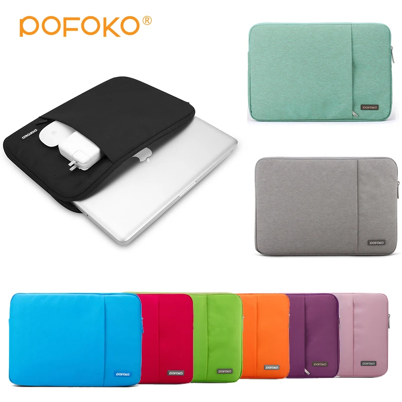 Pofoko Brand New Notebook Laptop Sleeve Case Carry Bag Pouch Cover Skins For Apple MacBook Air 11.6 inch Model A1370 A1465 | Компьютеры и