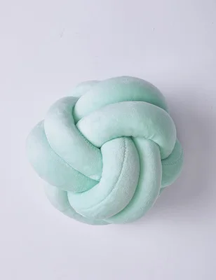 Knot ball diam 22cm Портативная складная детская кровать для путешествий, мягкая удобная подушка для новорожденного, многофункциональная Колыбель для детской кроватки - Цвет: Knot ball diam 22cm
